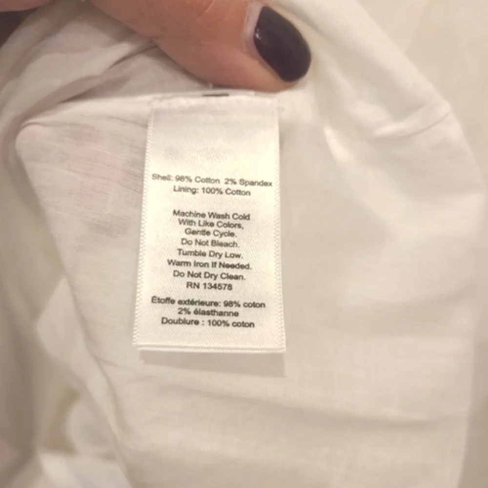 Vineyard Vines White Marina Poplin Midi Dress Large Preppy Cottagecore - Picture 11 of 16